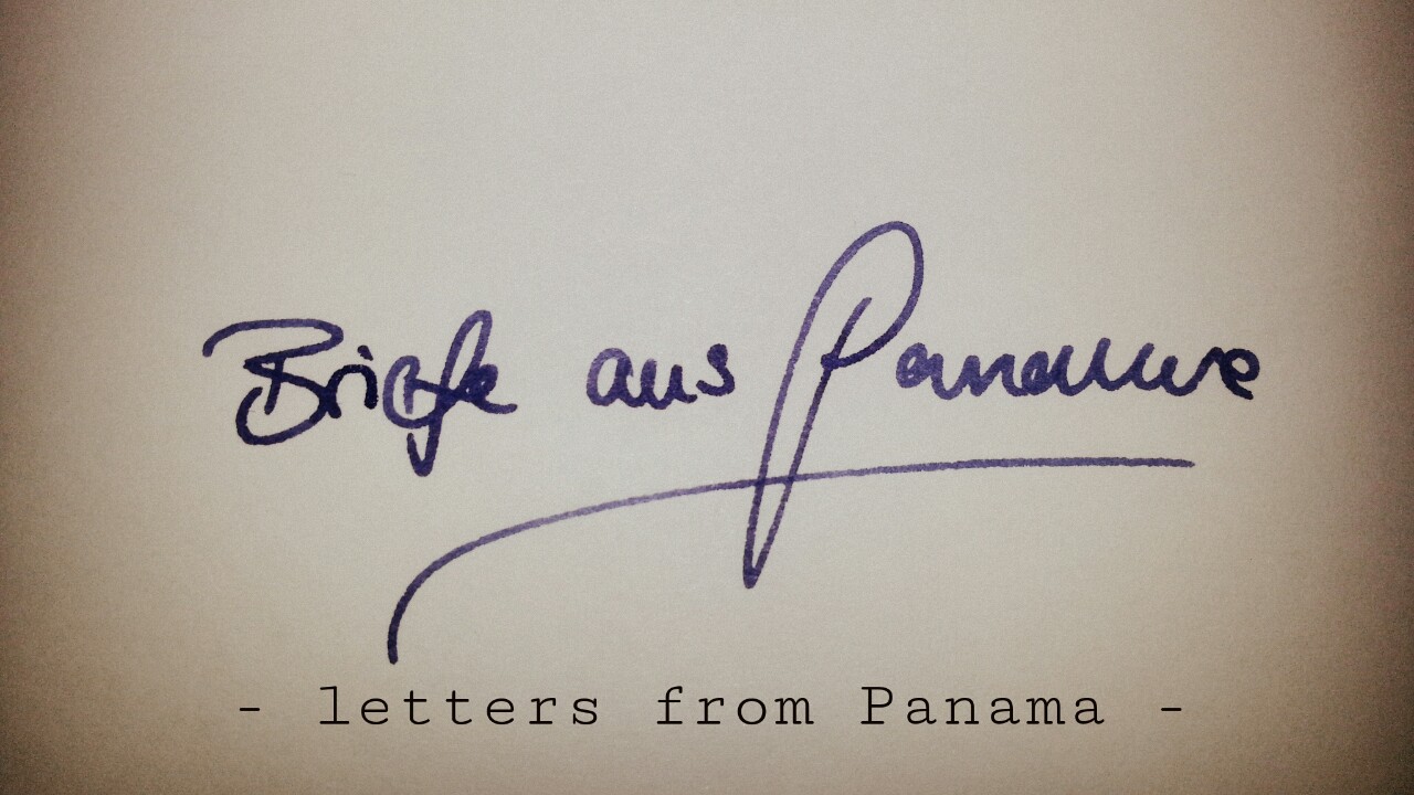 Fragile Luftpost, express nach Panama